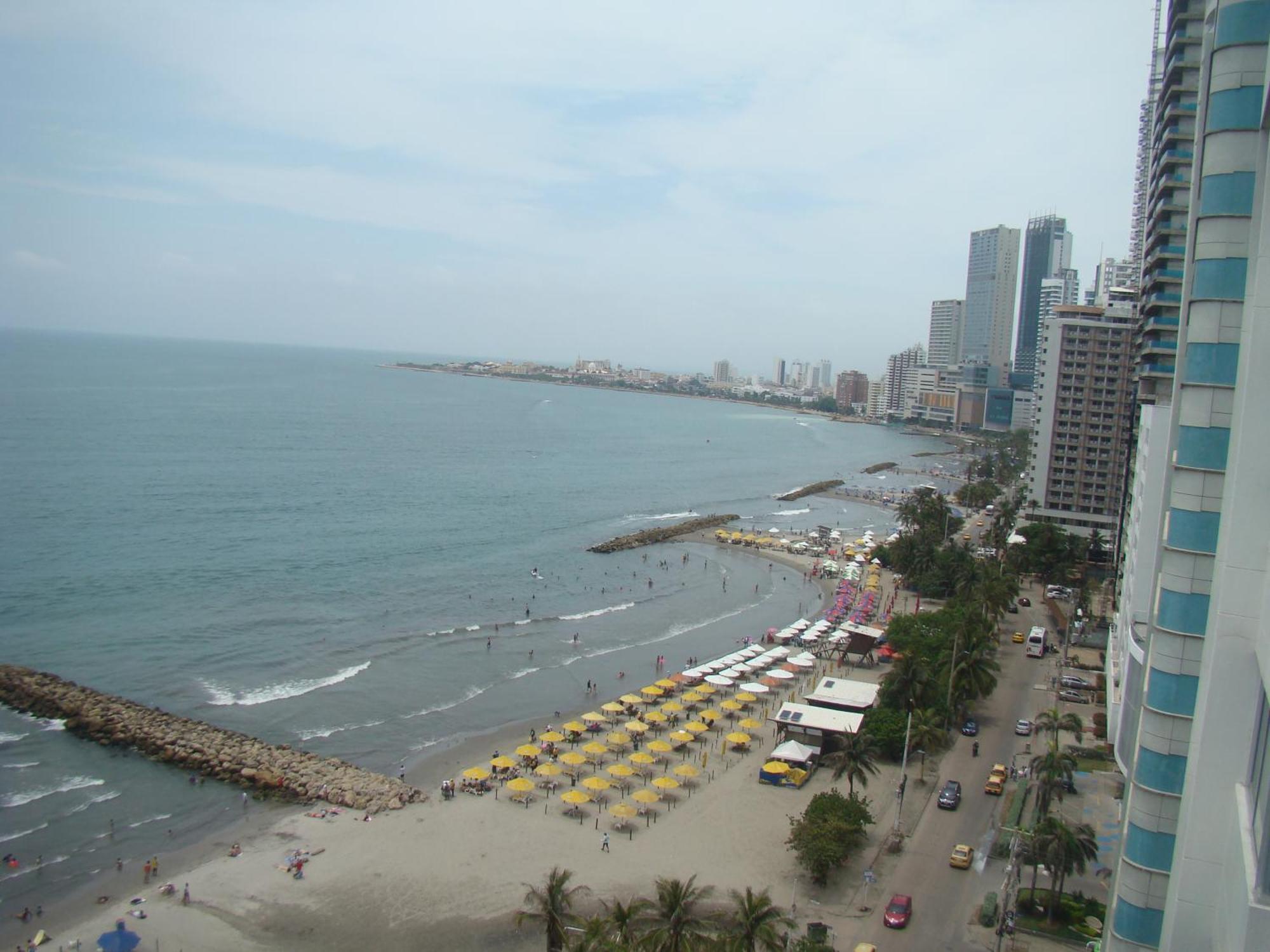 Apartamento , Vista A La Ciudad Antigua Y Playa Kartagena Zewnętrze zdjęcie